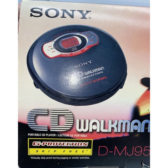 Sony D-MJ95 Portable Car CD Player Walkman G-Protection with Original Box - Picture 3 of 16